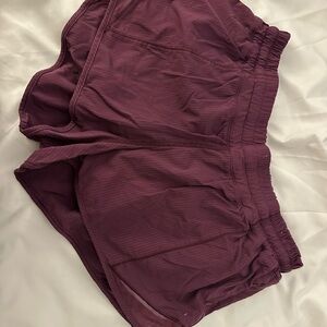 Lululemon Hotty Hot Purple Shorts